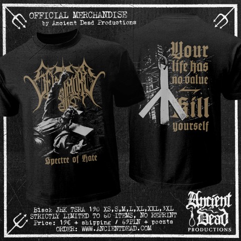 SELBSTMORD Spectre of Hate T-SHIRT PRE-ORDER