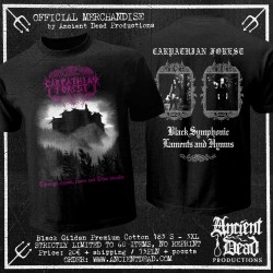 CARPATHIAN FOREST Through Chasm, Caves And Titan Woods T-SHIRT PRE-ORDER